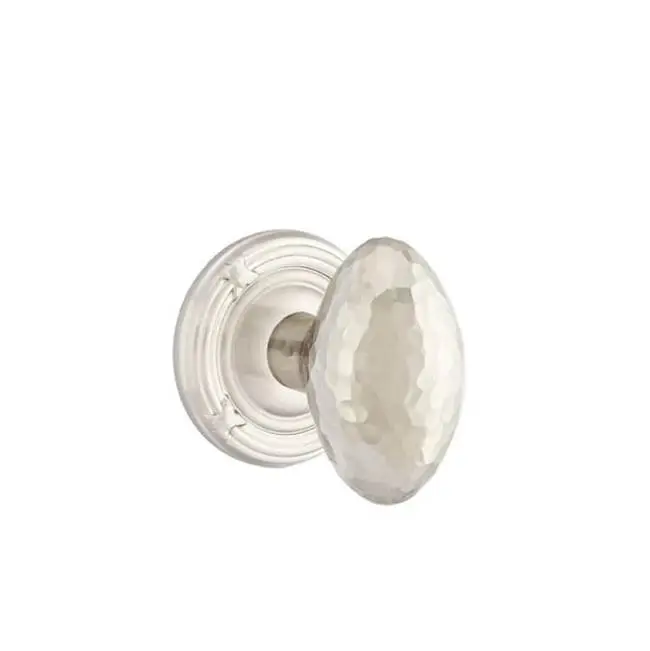 Dummy, Ribbon and Reed Rosette, Hammered Egg Knob, US