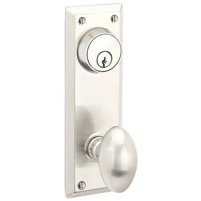 Passage Single Keyed, Sideplate Locksets Quincy 3-5/8