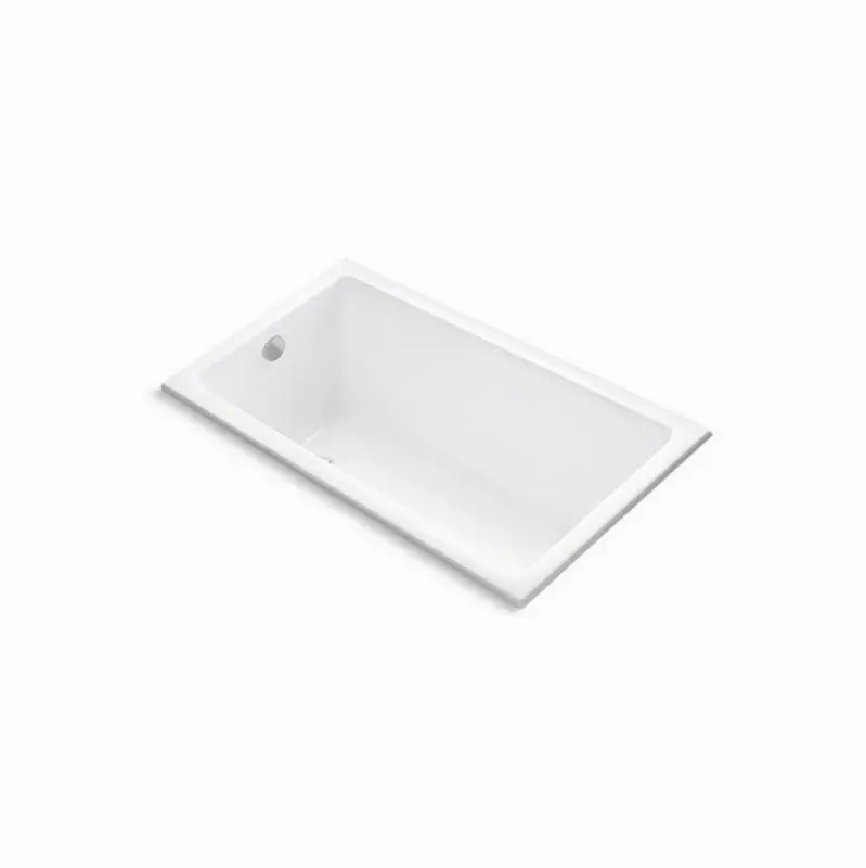 Perfect Small Rectangular Drop-In Bath in White