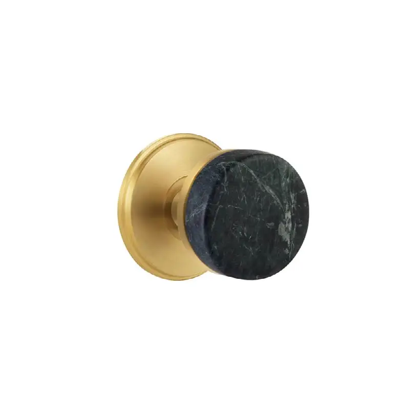 Select Passage, Watford Rosette US7, Conical Stem US7, Green Marble Knob