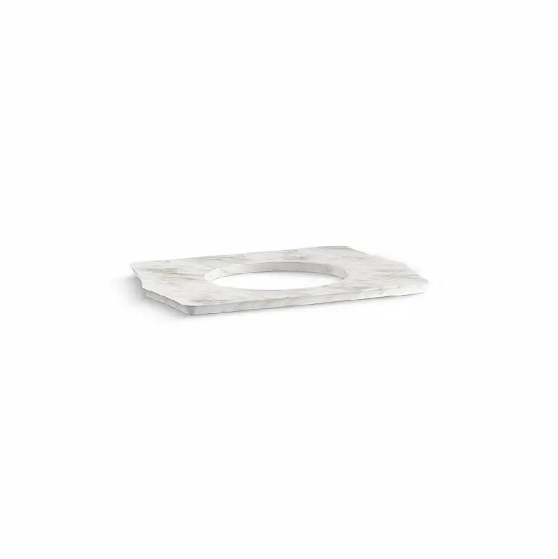 Script® Console Table Top in Bering White