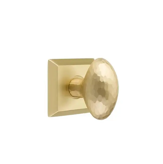 Passage, Quincy Rosette, Hammered Egg Knob, US