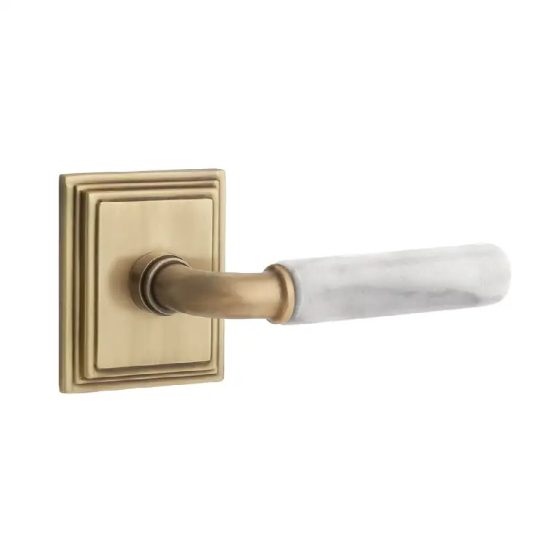 Select Passage, Wilshire Rosette US7, R-Bar Stem US7, Marble White Handle, LH