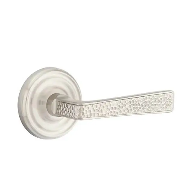 Privacy, Regular Rosette, Hammered Lever, RH, US1