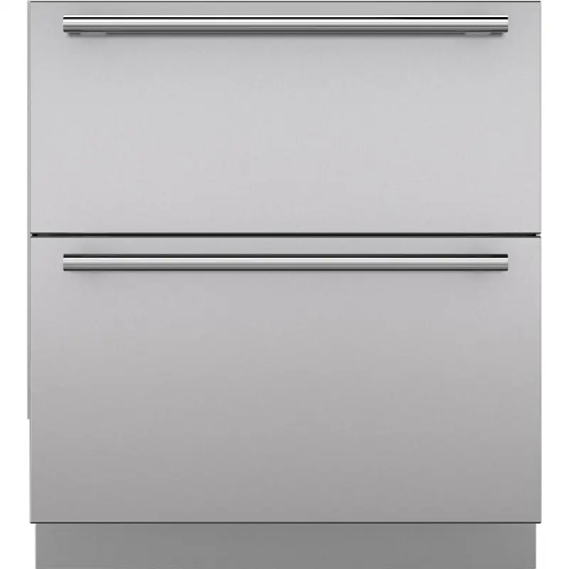 Stainless Drawer Panel Set, 4" Toe Kick, Tube Handle