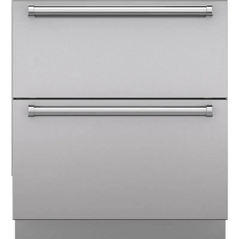 Stainless Drawer Panel Set, 4" Toe Kick, Pro Handle