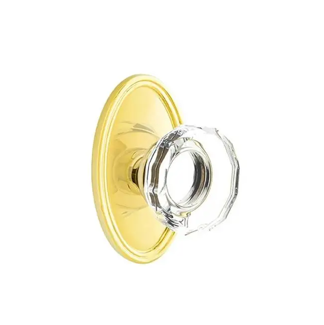 Privacy, Oval Rosette, Lowell Crystal Knob, US