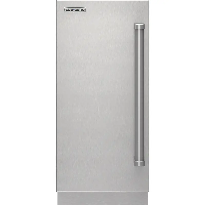 15" Designer Series Undercounter Stainless Steel Solid Door Panel With Pro Ha