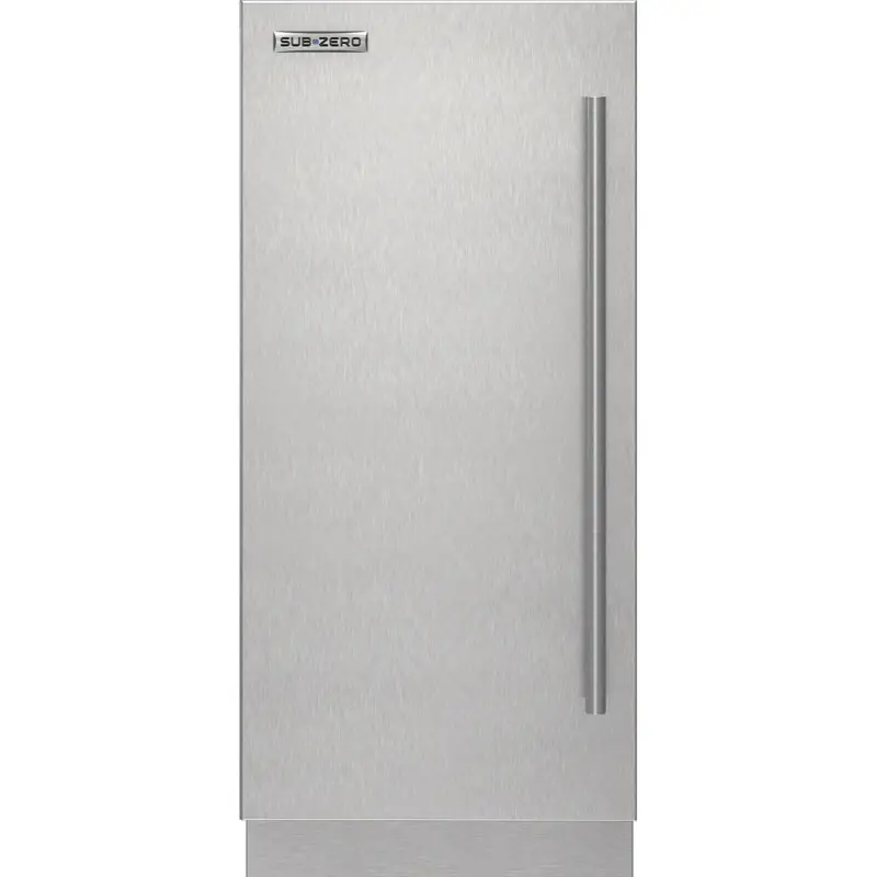 15" Designer Series Undercounter Stainless Steel Solid Door Panel With Tubula