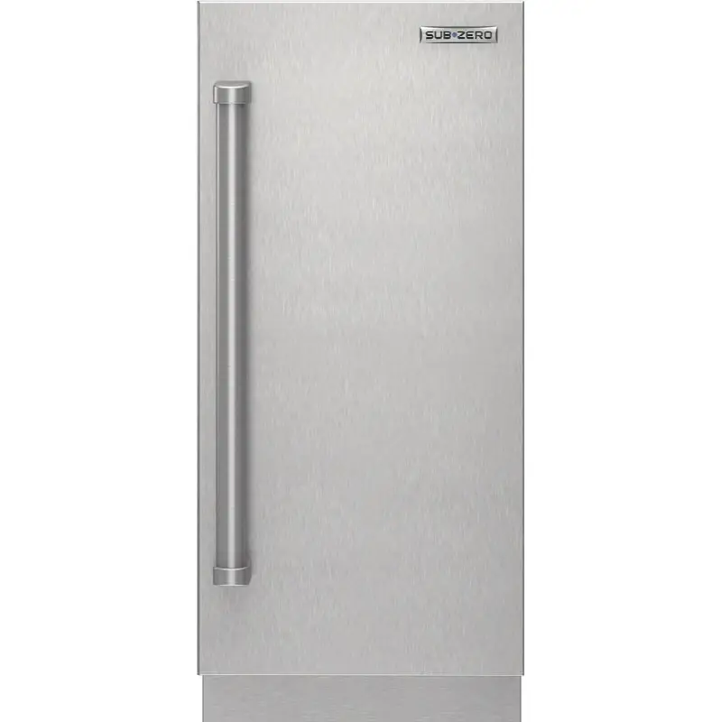 15" Designer Series Undercounter Stainless Steel Solid Door Panel With Pro Ha