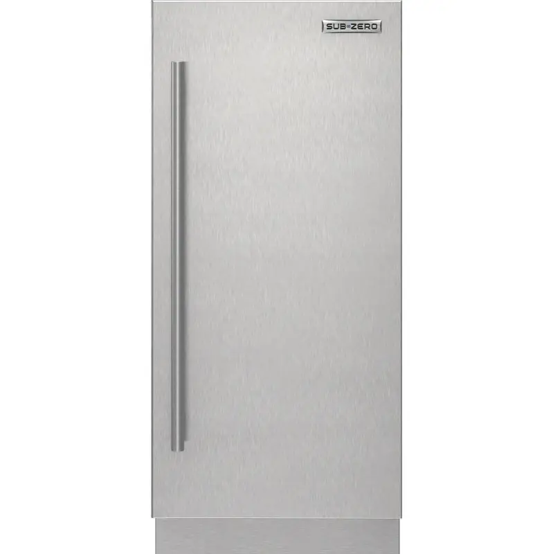 15" Designer Series Undercounter Stainless Steel Solid Door Panel With Tubula