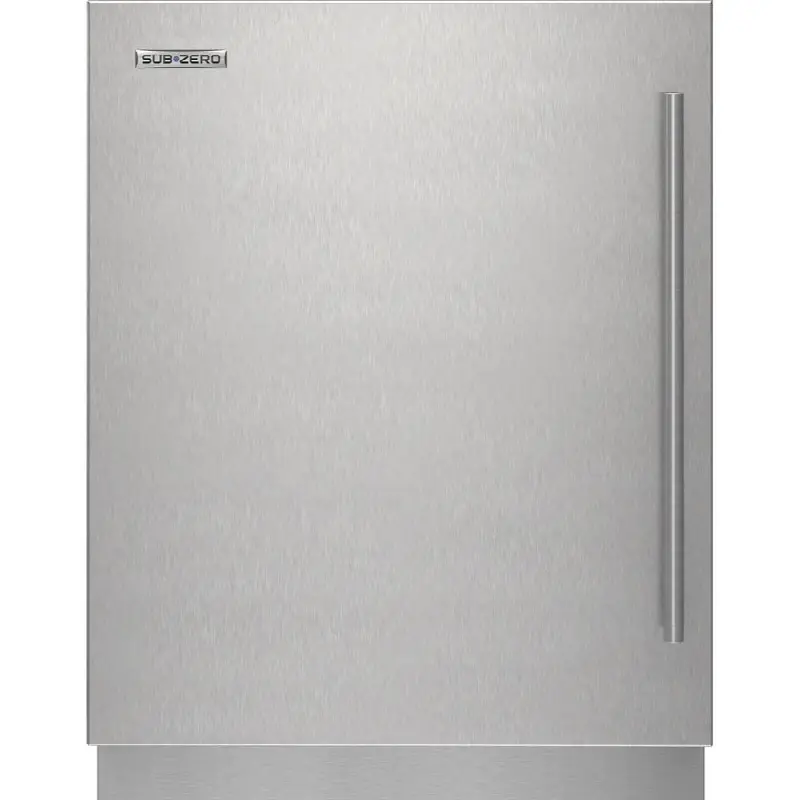 24" Designer Series Undercounter ADA Height Stainless Steel Solid Door Panel