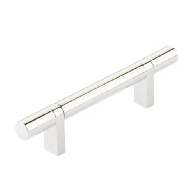 Select Cabinet Pull 3-1/2" C-C, Rectangular Bar Stem