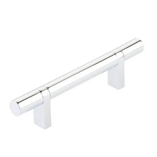 Select Cabinet Pull 3-1/2" C-C, Rectangular Bar Stem