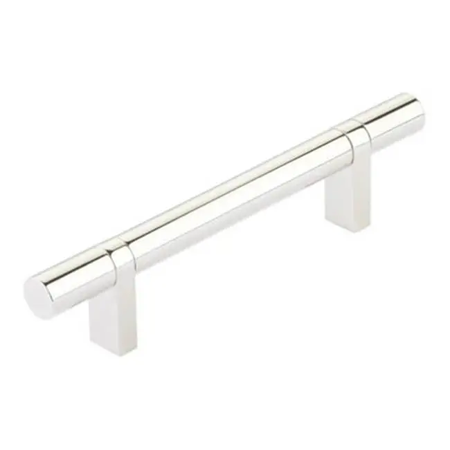 Select Cabinet Pull 4" C-C, Rectangular Bar Stem