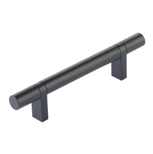 Select Cabinet Pull 4" C-C, Rectangular Bar Stem