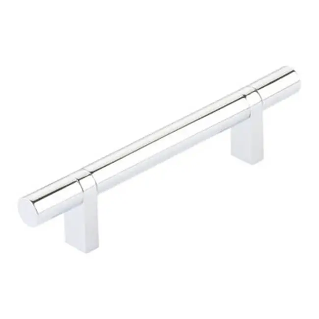 Select Cabinet Pull 4" C-C, Rectangular Bar Stem