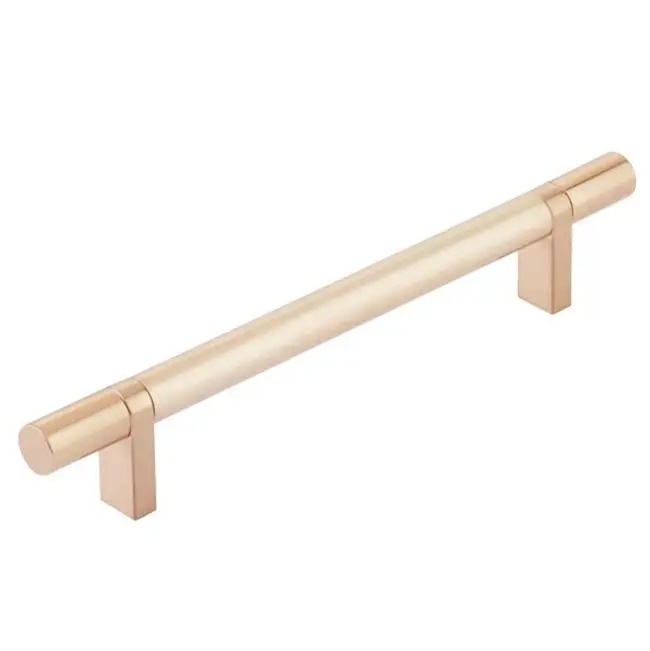 Select Cabinet Pull 6" C-C, Rectangular Bar Stem