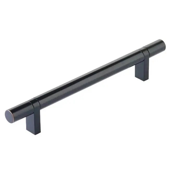 Select Cabinet Pull 6" C-C, Rectangular Bar Stem