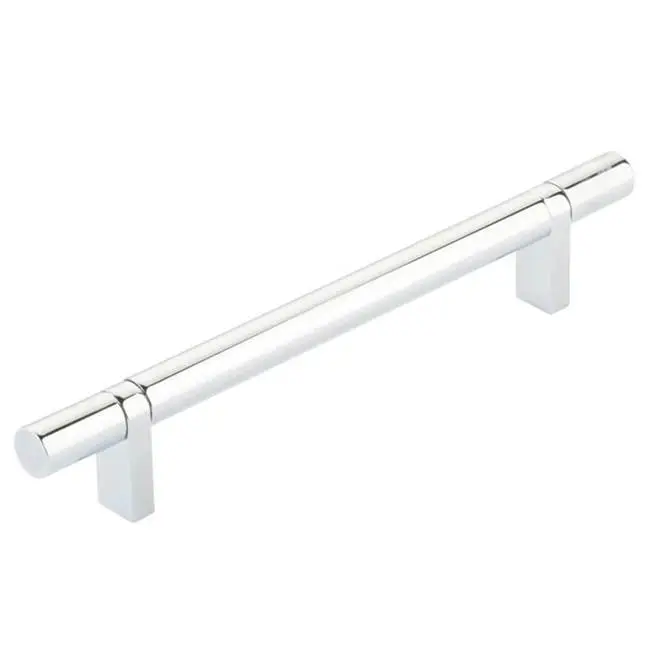 Select Cabinet Pull 6" C-C, Rectangular Bar Stem
