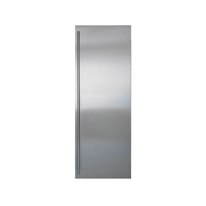 Classic 48" Stainless Steel Flush Inset Refrigerator Door Panel With Tubular Han