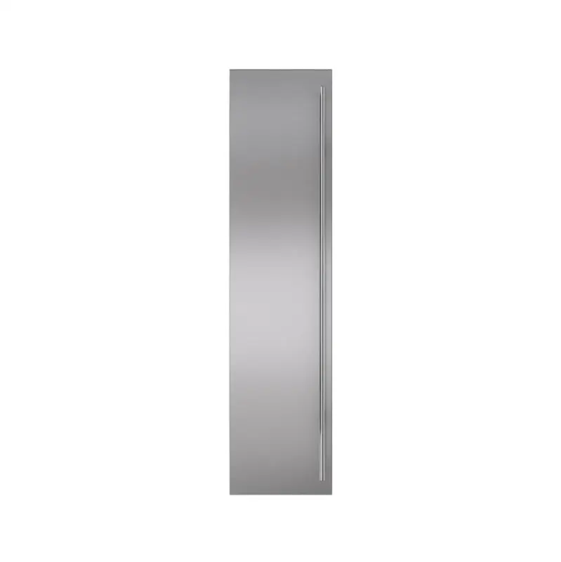 Classic 48" Stainless Steel Flush Inset Freezer Door Panel With Tubular Handle