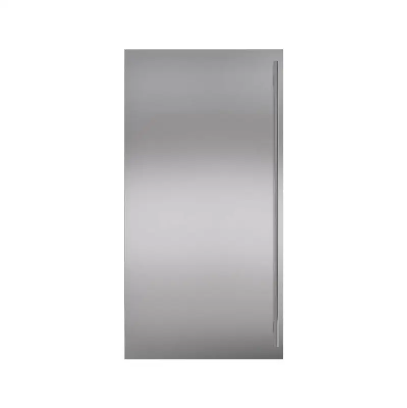 Classic 36" Stainless Steel Flush Inset Door Panel With Tubular Handle