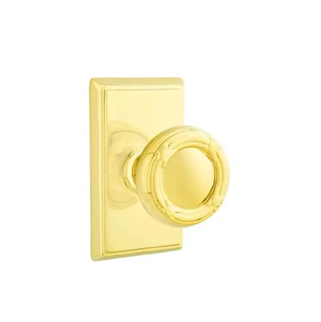 Dummy, Rectangular Rosette, Ribbon and Reed Knob, US