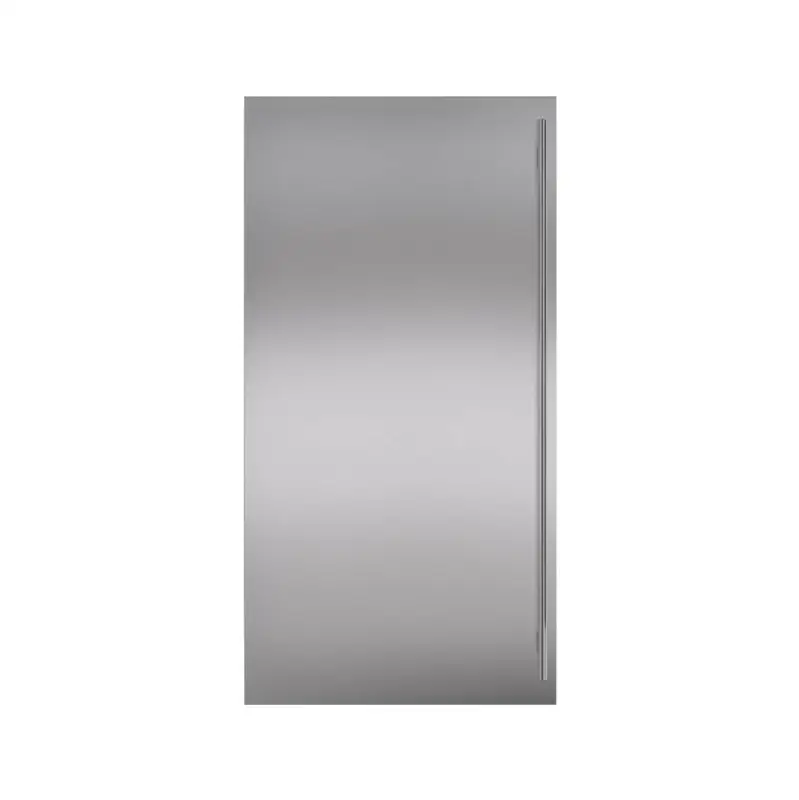 Classic 36" Stainless Steel Flush Inset Door Panel With Tubular Handle
