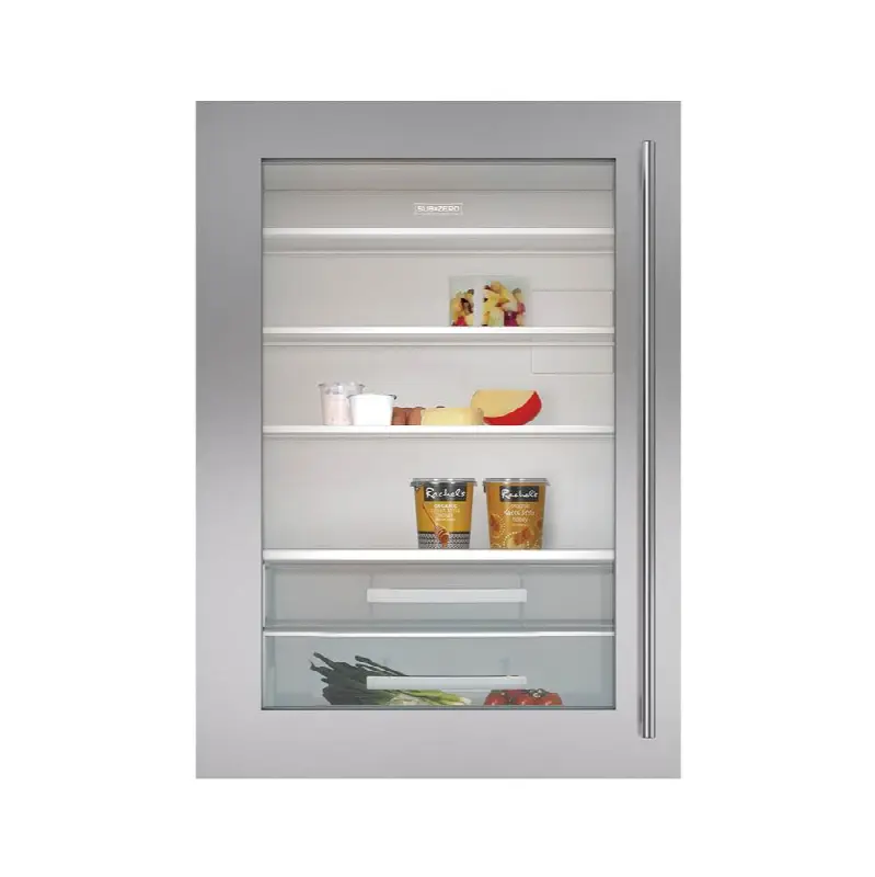 Classic 36" Stainless Steel Flush Inset Door Panel With Tubular Handle