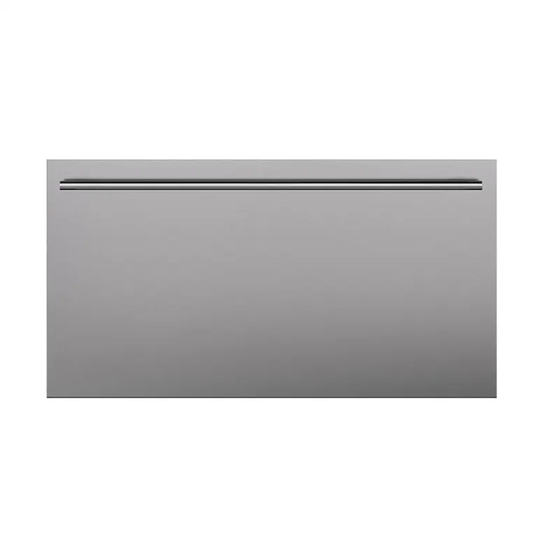 Classic 36" Stainless Steel Flush Inset Drawer Panel With Tubular Handle