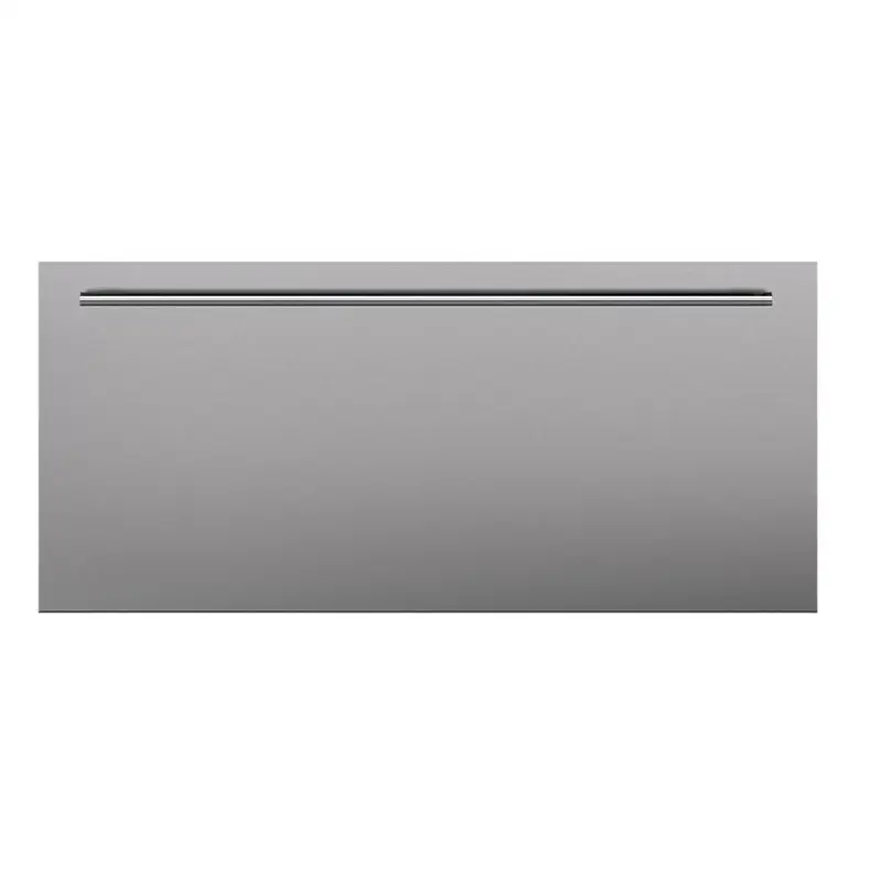 Classic 42" Stainless Steel Flush Inset Drawer Panel With Tubular Handle