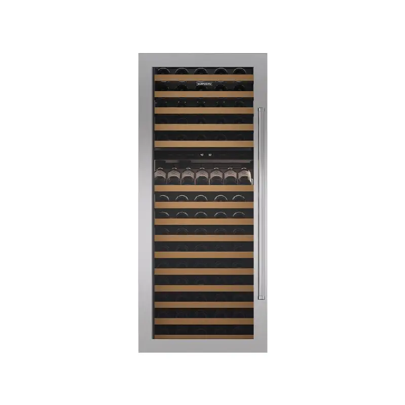 Flush Inset Stainless Steel Front Panel With Pro Handle