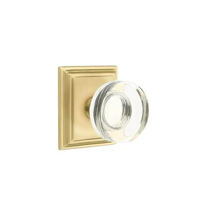 Dummy, Wilshire Rosette, Modern Disc Crystal Knob, US