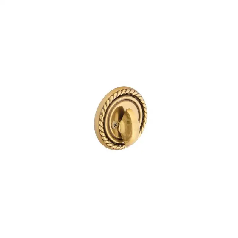 Deadblt, SglSided Rope Brass, US3 Lifetime