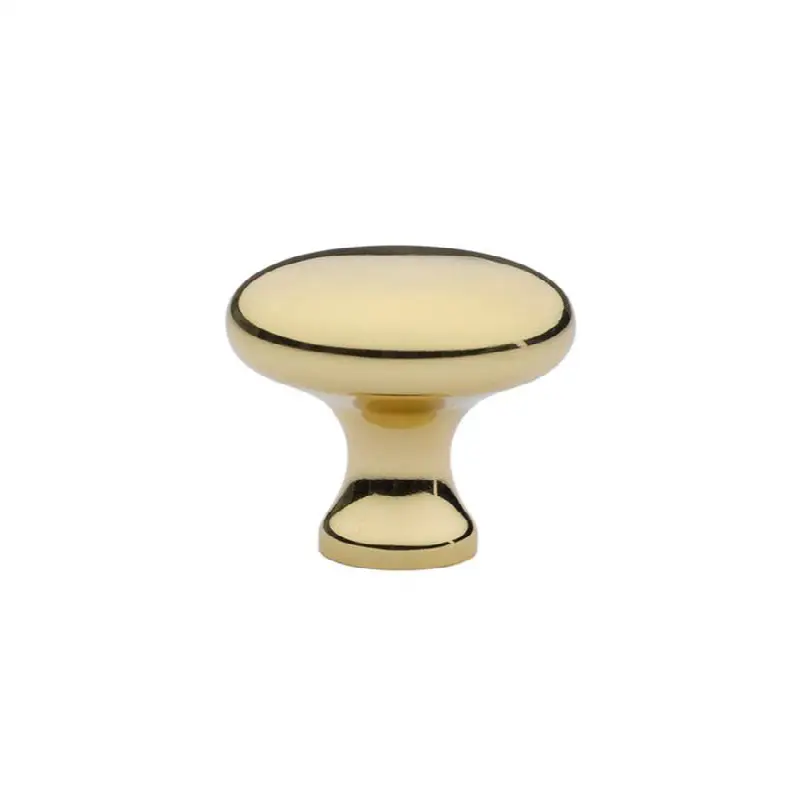 Cabinet Knob, Brass Providence, 1", US