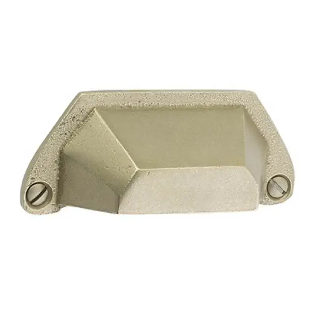 Sandcast Bronze Bin Pull, 4" C-C