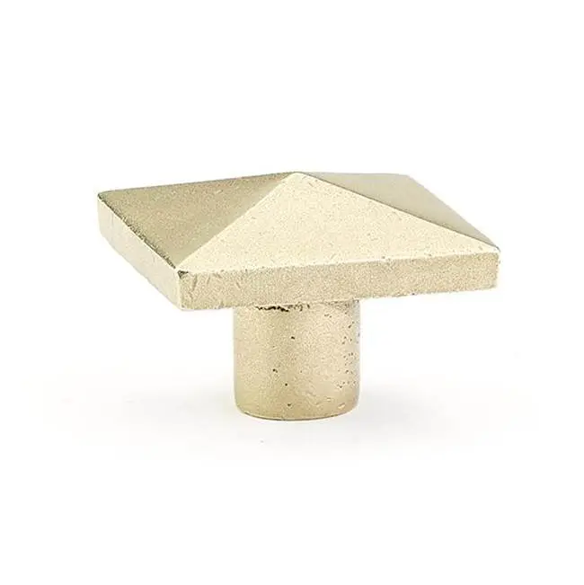 Sandcast Bronze Square Knob, 1-5/8"