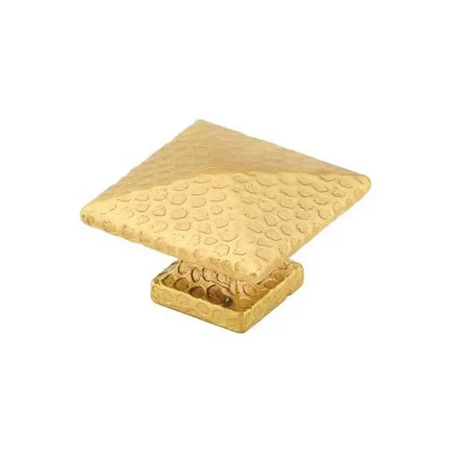Arts and Crafts Square Dimpled Knob, 1-3/4", US