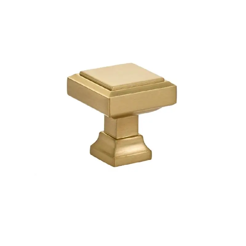Geometric Square Knob, 1-1/4", US