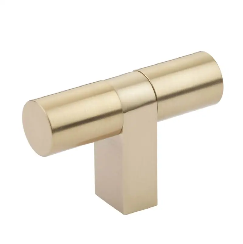 Select Cabinet T-Knob 3-1/8" overall, Rectangular Bar Stem