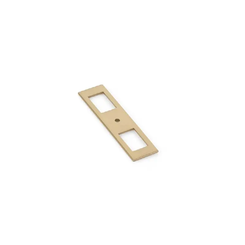 Modern Backplate for cabinet knob, 4" Overall, US