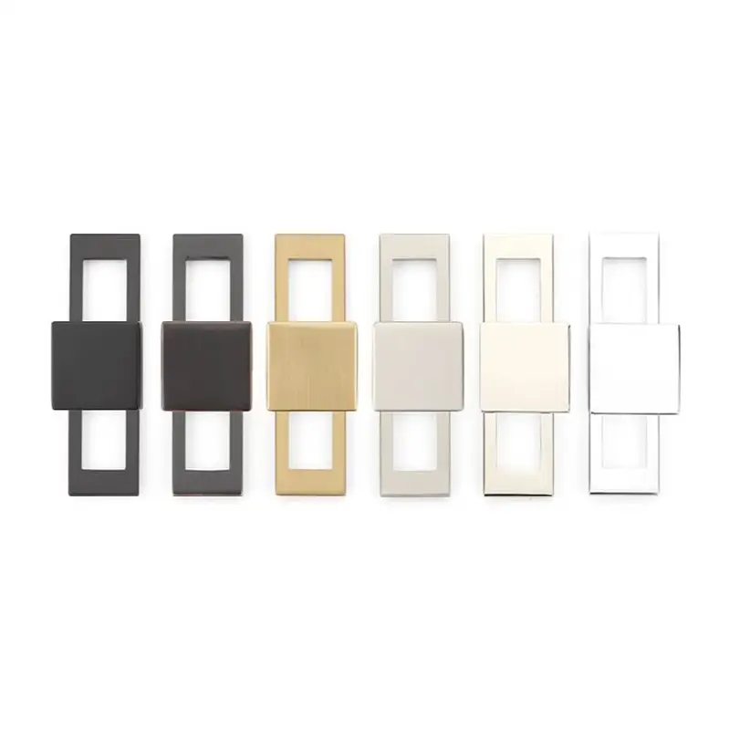 Modern Backplate for cabinet pull, 4" C-to-C, US