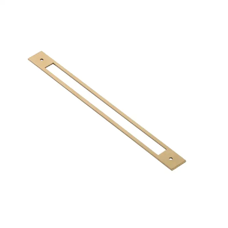 Modern Backplate for cabinet pull, 10" C-to-C, US