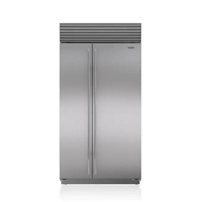42" Built-In, Side-By-Side, Internal Ice & Water Dispenser, SS, Pro Handle