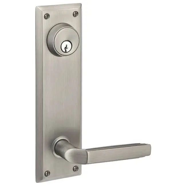 Passage Single Keyed, Sideplate Locksets Quincy 5-1/2