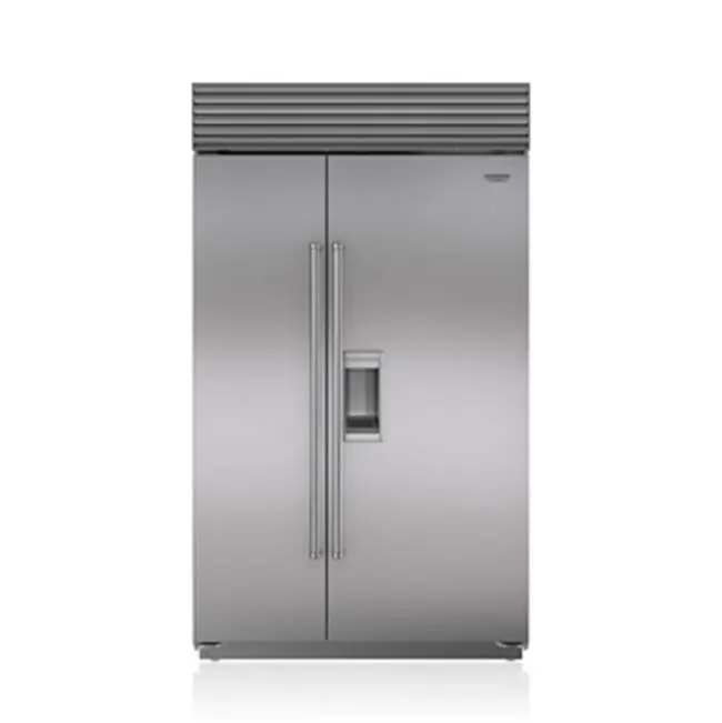 48" Built-In, Side-By-Side, External Ice & Water Dispenser, SS, Pro Handle