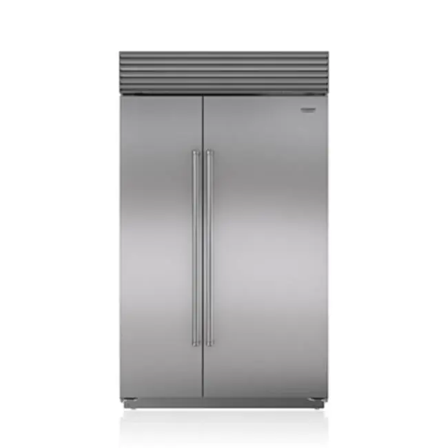 48" Built-In, Side-By-Side, Internal Ice & Water Dispenser, SS, Pro Handle