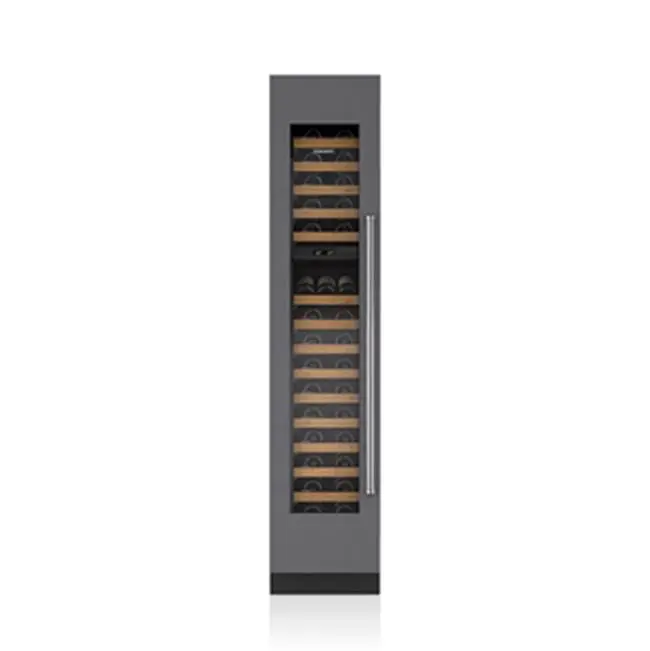 18" Integrated, Wine, Left Hinge