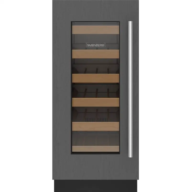 15" Designer Undercounter Wine Storage - Panel Ready - High Altitude -Left Hi